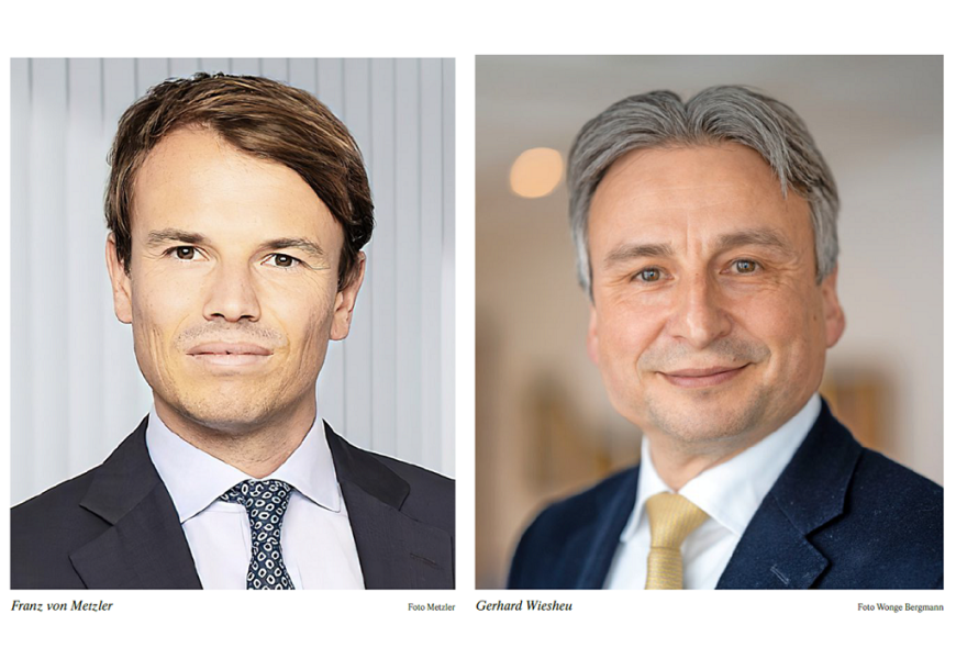 Franz von Metzler und Gerhard Wiesheu
